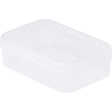 Rechteckige Aufbewahrungsbox, durchsichtig, Mini-Schmuckorganizer für Armbänder, Halsketten und Ringe