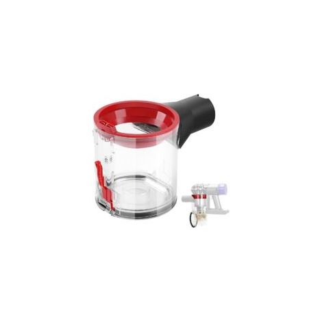 Collecteur de Poussière Transparent de Qualité Supérieure pour Dyson Accessoires Aspirateurs V7/V8, Pièces Détachées pour Dyson - Surveillez la Saleté en Toute Facilité