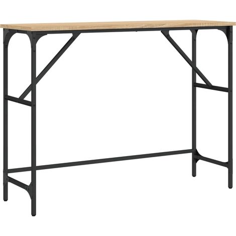 Maison Exclusive - Tavolo Consolle Rovere Sonoma 100x32x75 cm in Legno Multistrato
