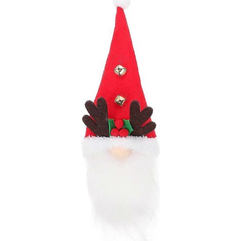 Décoration de vin décorative, adorable décoration de Noël, housse de bouteille délicate, accessoire pour le vin-34X10X10CM