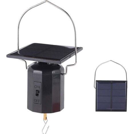 Motore rotativo ad energia solare - Per uso esterno - Capacità di carico 2,7 kg