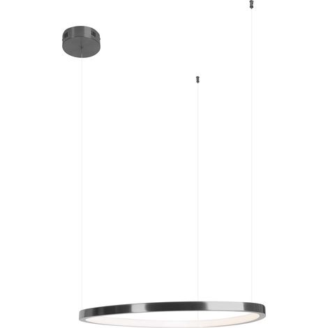 Suspension LED noire anneau 60 cm 27W dimmable CAYENNE Maxlight (1/4)