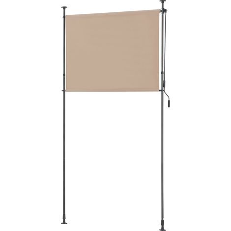 Estor exterior con barras telescópicas sin taladrar 134 x 270 x 310 cm arena 030006568 (1/5)