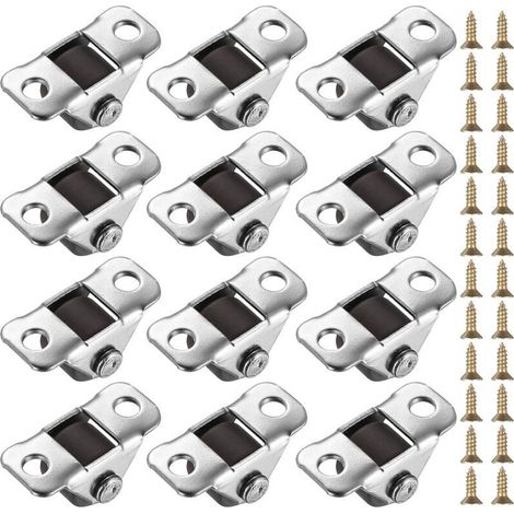 20 roulettes robustes pour meubles, mini roulettes pivotantes de 12 mm, roues en caoutchouc pour petits appareils électroménagers et bagages, capacité totale de 160 kg.