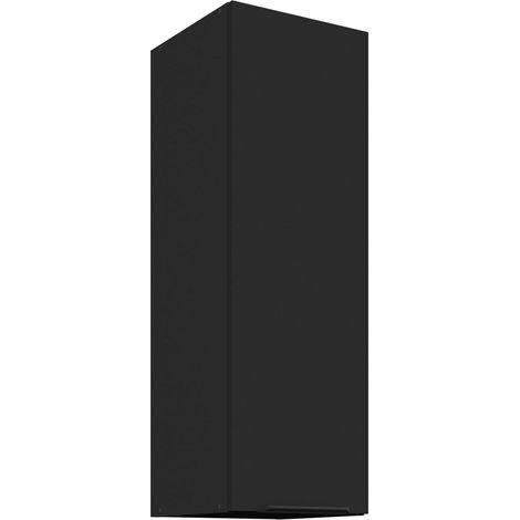 Küchen Hängeschrank 30 cm SIENA Schwarz Küche Küchenzeile Küchenblock 90 cm hoch (1/5)