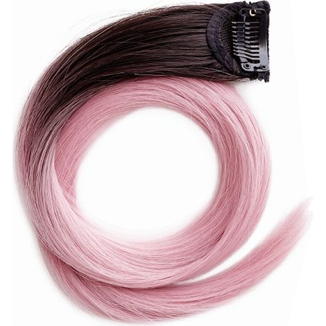 Extension Cheveux Droits - Clip-In - Fibre Haute Température - Dégradé Couleur - Pour Femmes - 1 Pièce (1/5)