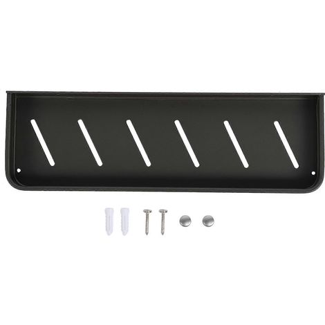 Wandmontiertes Duschregal mit Handtuchhalter, Shampoo-Organizer und Badezimmeraufbewahrung, Edelstahlhalterung, silberfarbene Ausführung, Befestigungsmaterial inklusive, Modell YH-208, robust und feuc (1/5)