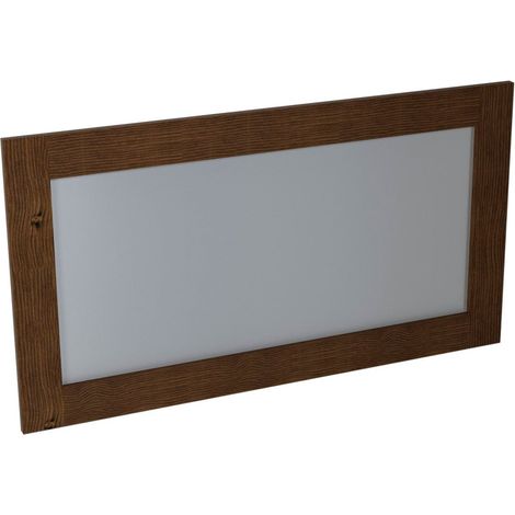 BRAND Miroir avec cadre en bois 130x70cm, épicéa teinté (1/2)