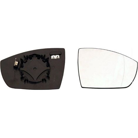 Verre de rétroviseur droit chauffant asphérique avec support Ford Ecosport phase 1 2013-2017