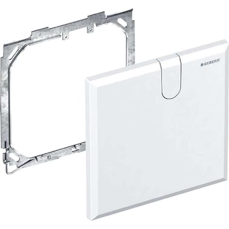 Geberit - Piastra di copertura per miscelatori da lavabo, con scatola funzionale ad incasso 116.425.11.1 (1/3)