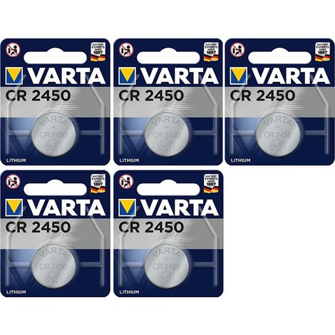 .1 pile Varta CR 2450.
.
.
.
.
.