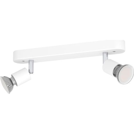 Eglo 2er Spot Stecci-E weiß 30 x 4,5 cm Deckenlampen
