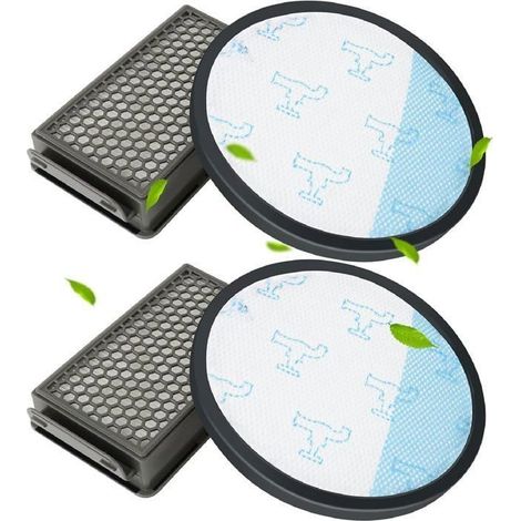 Lot de 4 Filtres HEPA pour Aspirateur Rowenta Compact Power XXL (Modèles RO4825EA, RO4871EA, RO4855EA, RO4881EA, ZR780000) (1/5)