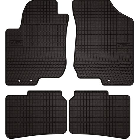 Alfombrillas de goma para coche: Hyundai i30 I hatchback, familiar, CW (2007-2012) - negras, a medida (1/5)