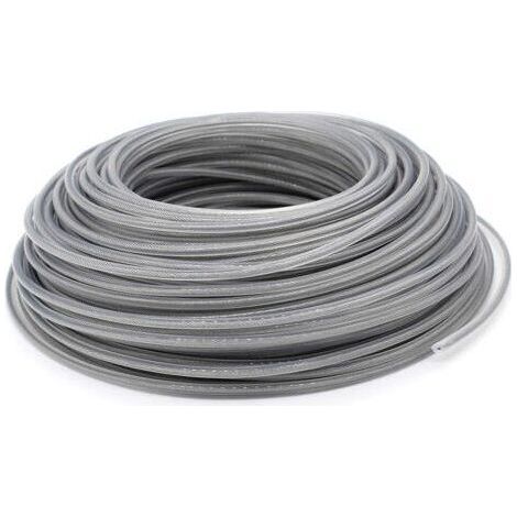 Fil pour débroussailleuse 3,0 mm – Longueur 70 m – Nylon et fil d'acier – Compatible têtes de coupe 2/4 lignes (1/5)
