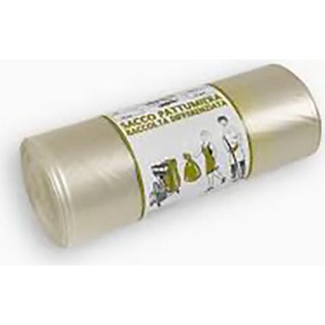 SACCHI PATTUMIERA ANTIGOCCIA 50X60CM TRASPARENTI CF 20PZ