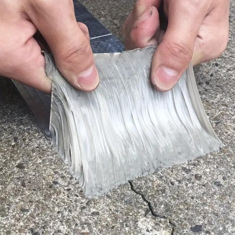 Ruban Butyle en Aluminium Ultra-Etanche pour les Fuites et Fissures sur Tout Types de Matériaux et Supports - 50mm x 5M (1/5)