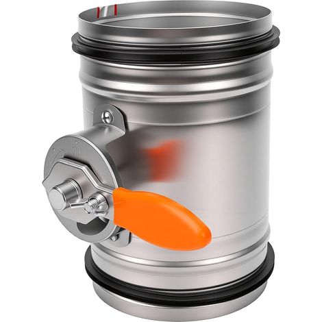 Amortisseur de Volume Manuel CVC, Acier Inoxydable de 5 Pouces (1/5)