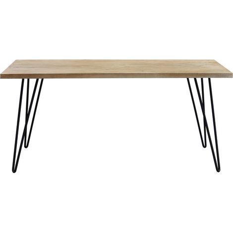 Table à manger en bois manguier massif L160 cm VIBES (1/4)