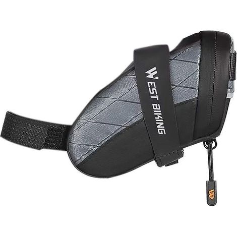 WEST BIKING Mini 0,3L Wasserdichte und reflektierende Fahrradsatteltasche, Gepäckträgertasche, tragbare Werkzeugtasche, Zubehör für Mountainbikes und Rennräder (1/5)