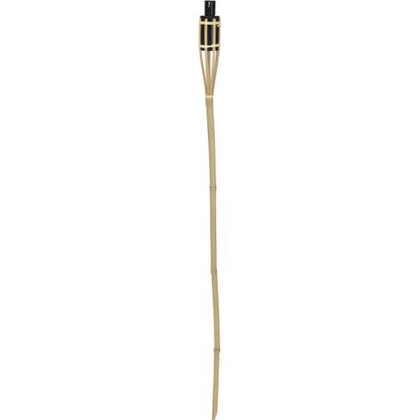Leuchte progarden bamboo echte Flamme außen 120 cm