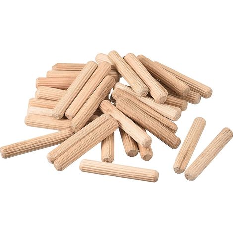 Wood Studs 8 x 50 mm for Carpentry Furniture Shelf 50pcs (1/5)