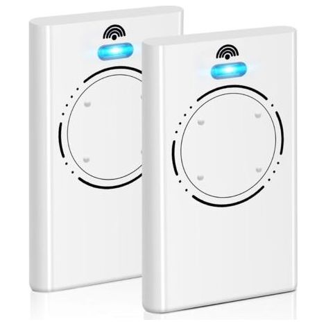 2PCS - Télécommande Portail - Télécommande Garage - Compatible FAA XT4 868 SLH LR - 4 Canaux Anti-interférences - Usage Résidentiel - Noir - 50x10x3cm (1/5)