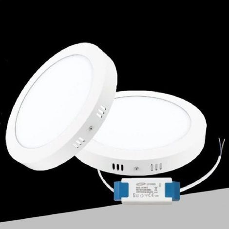 TRADE SHOP - Plafoniera Led Pannello 12 W 3 Colorazione Luce Fredda Calda Naturale P170b-t3c - (1/5)