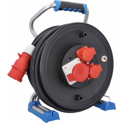 CEE Kunststoffkabeltrommel 400V 30m H07RN-F 5G2,5 IP44 (1/3)