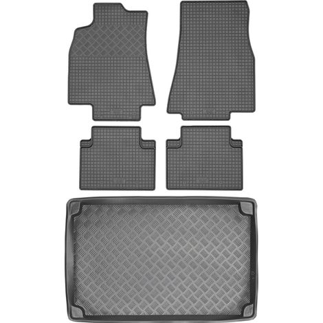Juego de alfombrillas de goma para coche y maletero para Mercedes Clase A W169 Hatchback (2004-2012).
