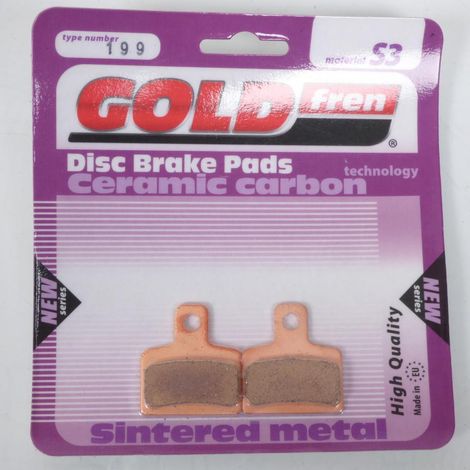 Plaquette de frein Gold Fren pour Moto Scorpa 163 SY-F 4T 2008 AR (1/2)