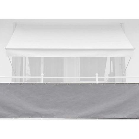 Angerer Paravista per balcone Design Style granito, 90 cm, lunghezza: 8 metro