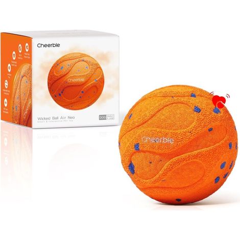 Smart Interactive Dog Toy, Heartbeat Puppy Toy Automatic Moving, Bouncing, and Rotating, ETPU Material, IPX7 Waterproof Rating, Active Rolling Ball for Medium & Large Dog