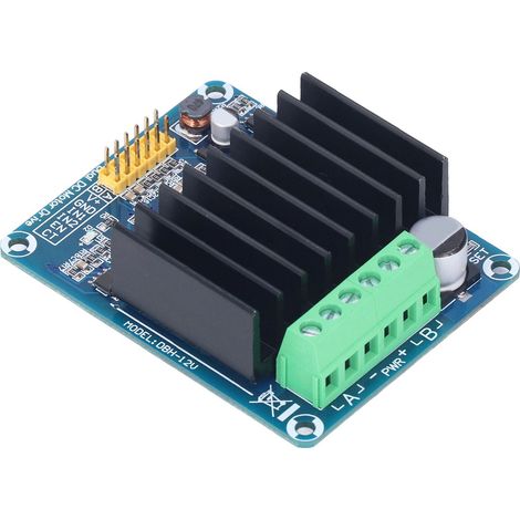 Module de commande de moteur CC 5-15 V 30 A à double canal en pont en H pour moteur automobile intelligent (1/5)