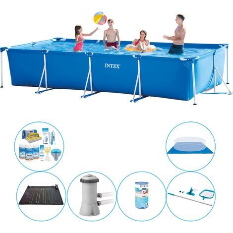 Intex Piscine Tubulaire Rectangulaire - 450x220x84 cm - 6-pièces S20843 (1/5)