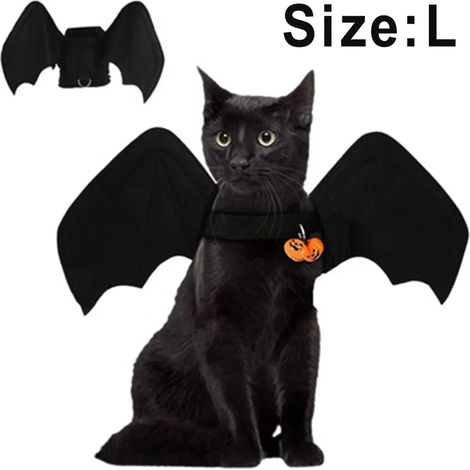 Halloween-Hundekostüm, Fledermauskostüm für Haustiere für Halloween-Partys und besondere Anlässe, geeignet für Kätzchen und Welpen