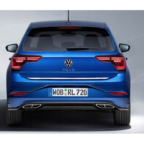 VW Polo 6 VI - Tapa del maletero con tira cromada (1/2)