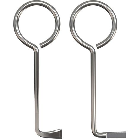 2 Stück Dietrich Set Buntbartschlüssel Universal Türöffner für Zimmertüren (1/5)