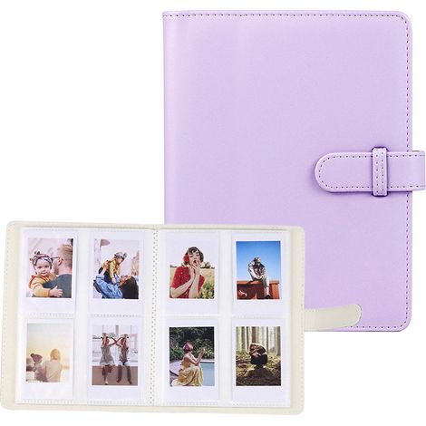 Retro-Fotoset mit 128 Fotos im Taschenformat und einer PU-Hülle, ideal (1/4)