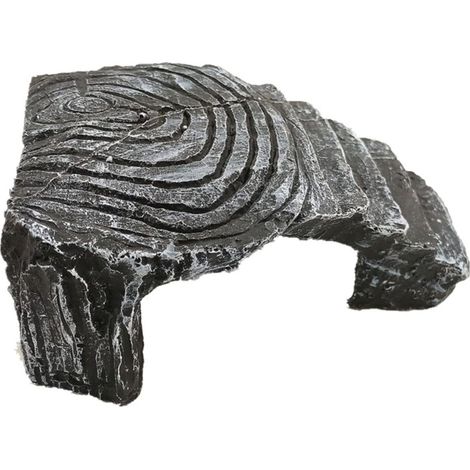Plataforma para tortugas de 1 pieza, rampa para anfibios, refugio para reptiles, hábitat para acuario pequeño. (1/5)