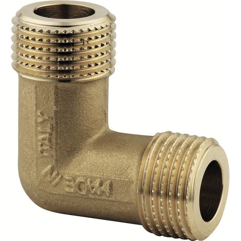 Codo de latón macho-macho FP-Pattaroni F796  3/4"