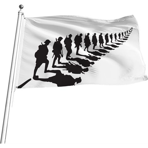 Drapeau du Jour du Souvenir, Drapeau en polyester, Drapeau robuste à une face pour les héros commémorant le souvenir (1/5)