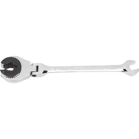 Clé à cliquet à tête Flexible ouverte de 8mm, clé en acier CR V avec 72 dents, Angle réglable à 180 ° (1/5)
