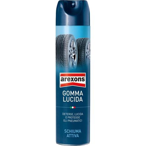 Gomma Lucida 400 ml AREXONS - Schiuma Rinnovante per Pneumatici (1/5)