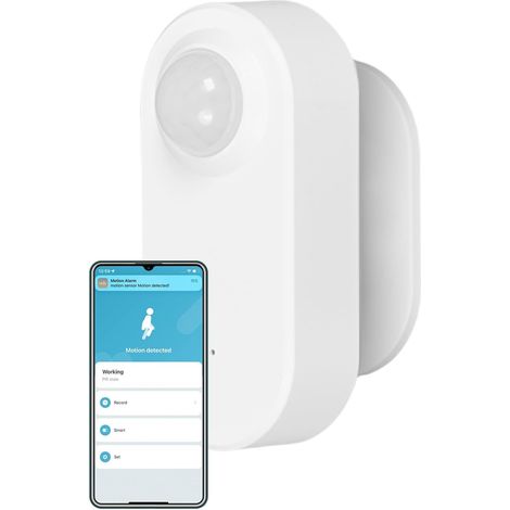 Capteur de Mouvement Intelligent, détecteur de Mouvement pour la sécurité Domestique, capteur de Mouvement sans Fil avec APP de télésurveillance, (1/5)