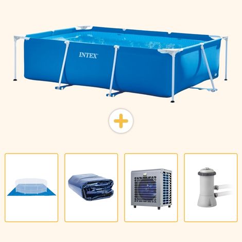 Intex Piscine Tubulaire Rectangulaire - 300x200x75 cm - 5-pièces S124 (1/5)