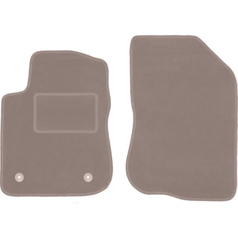 Tapis avant beiges pour Peugeot 208 I berline (2012-2019) (1/5)