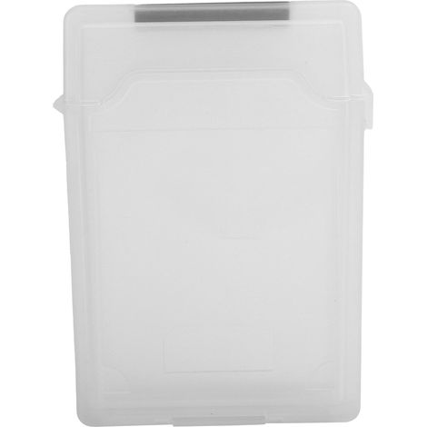 Étui de protection blanc en ABS pour disques durs 2,5 pouces, boîte antistatique et anti-poussière pour HDD et SSD. (1/5)