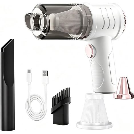 Cordless Vacuum Cleaner, Car Vacuum Cleaner with Strong Suction (1/5)