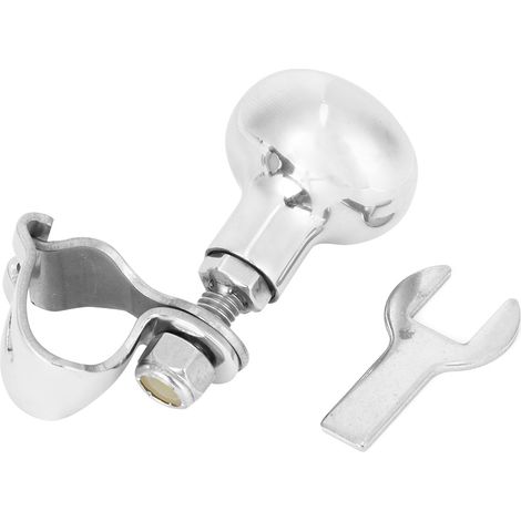 Pomello per volante Qiilu in acciaio inox 316, pomello ausiliario universale per volante di imbarcazioni. (1/5)